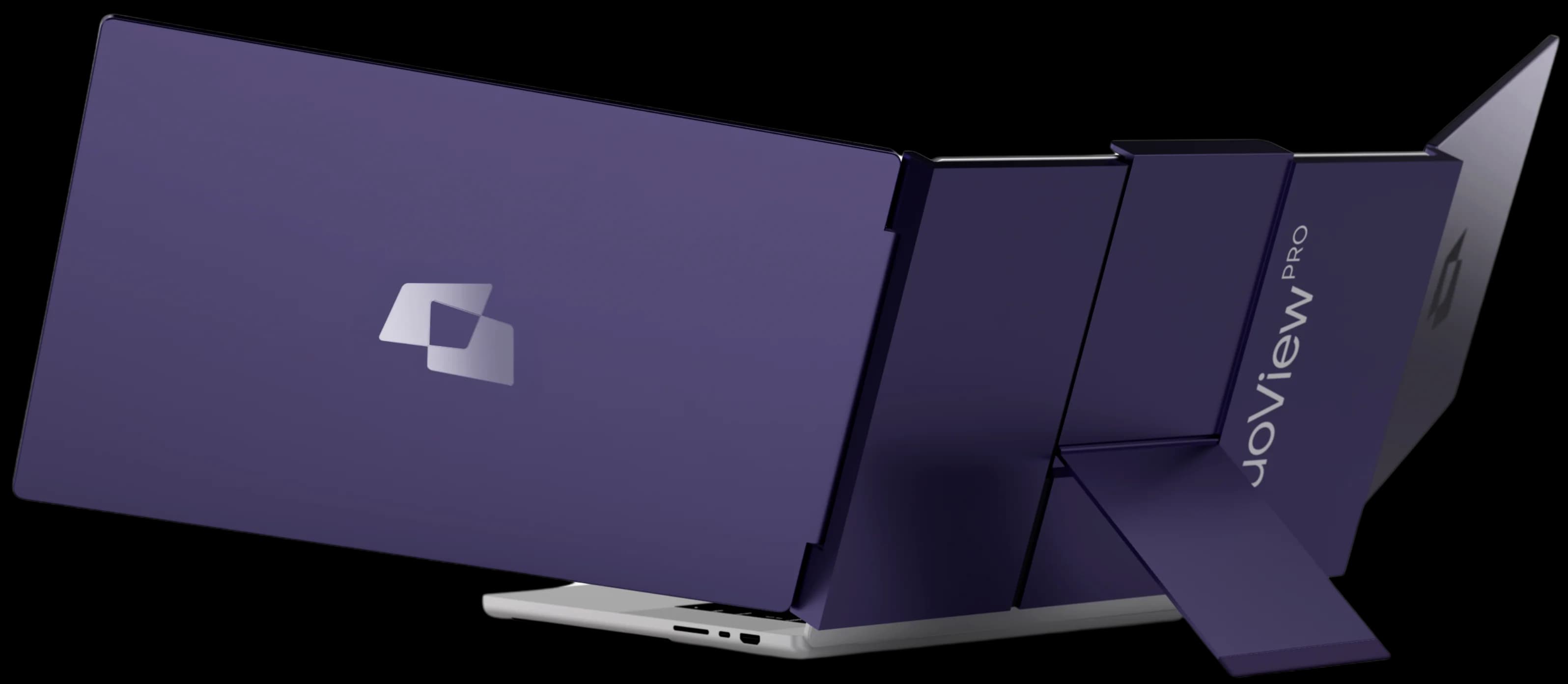 DuoView Pro Founders Edition in Dark Purple anodized aluminum